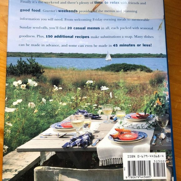 Gourmet's Weekends Seasonal Menus and Recipes for Casual Gatherings Hardcover - Picture 3 of 8